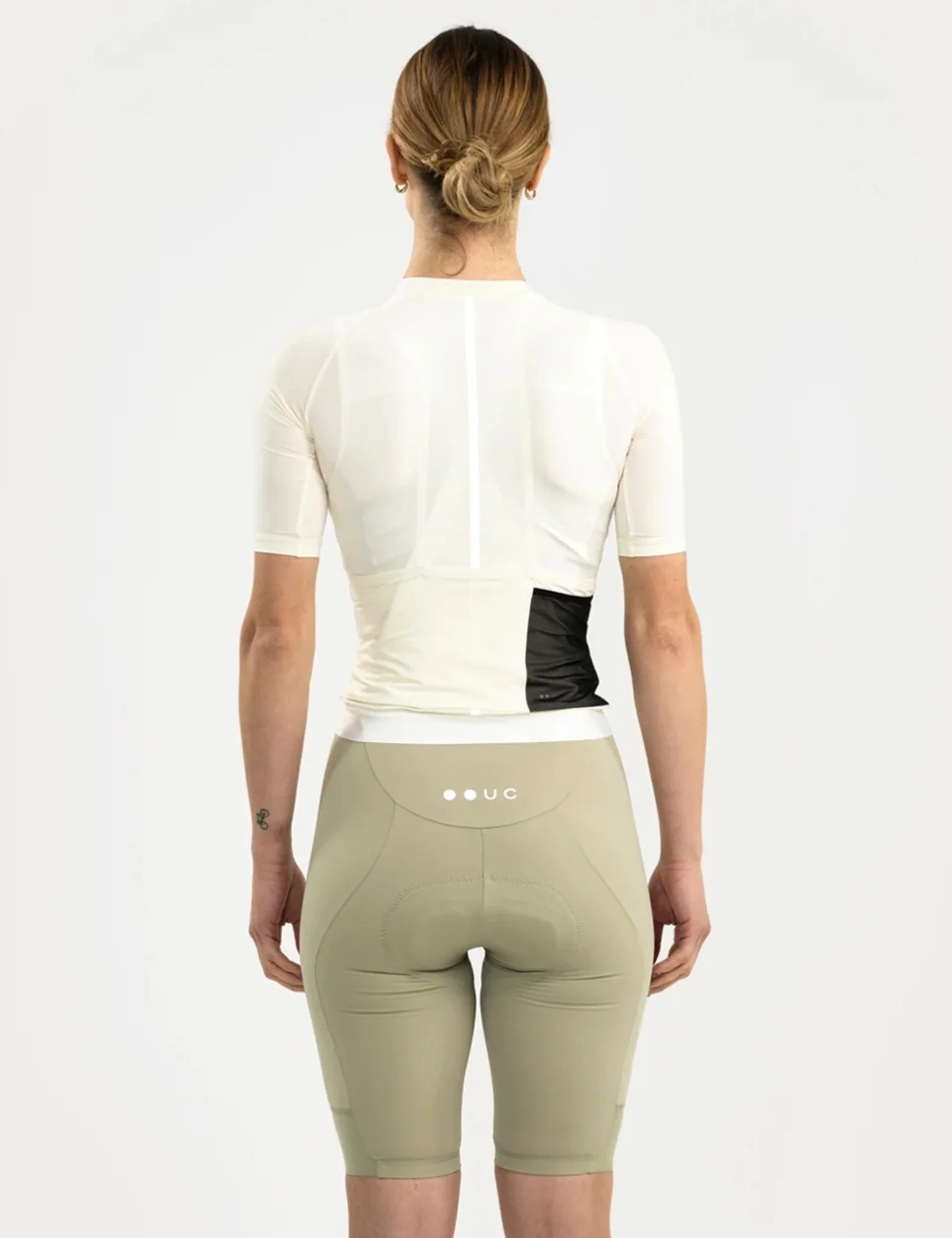 Universal Colours Mono Womens Short Sleeve Jersey - Tampered White - Image 4