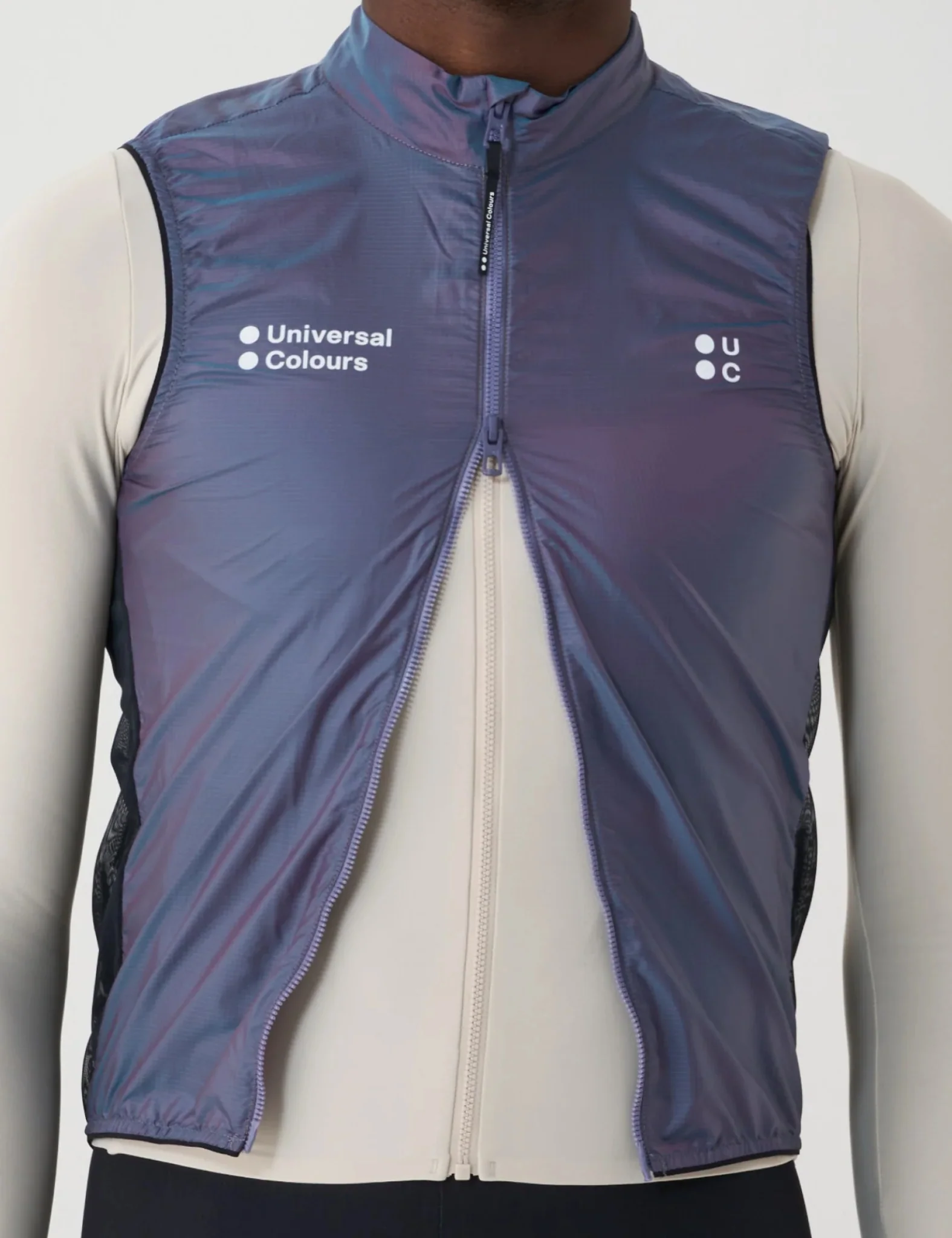 Universal Colours Spectrum Unisex Gilet 2.0 - Iridescent Violet - Image 6