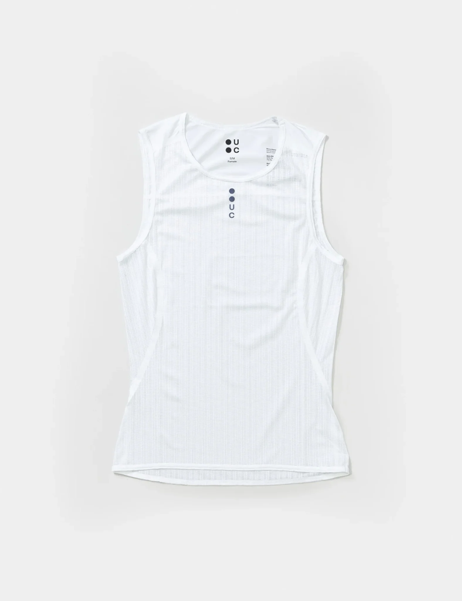 Universal Colours Womens Sleeveless Base Layer - White