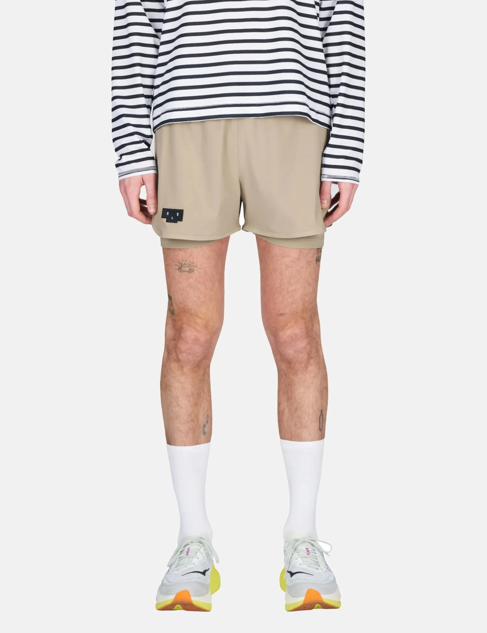 UNNA Flow Shorts 3" - Warm Sand