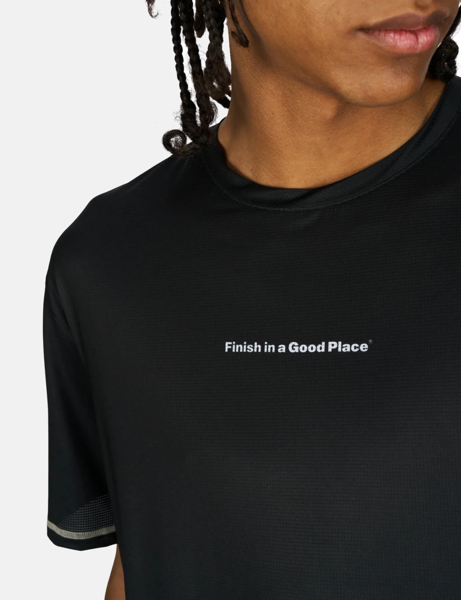 UNNA Wavy T-Shirt - Black - Image 2