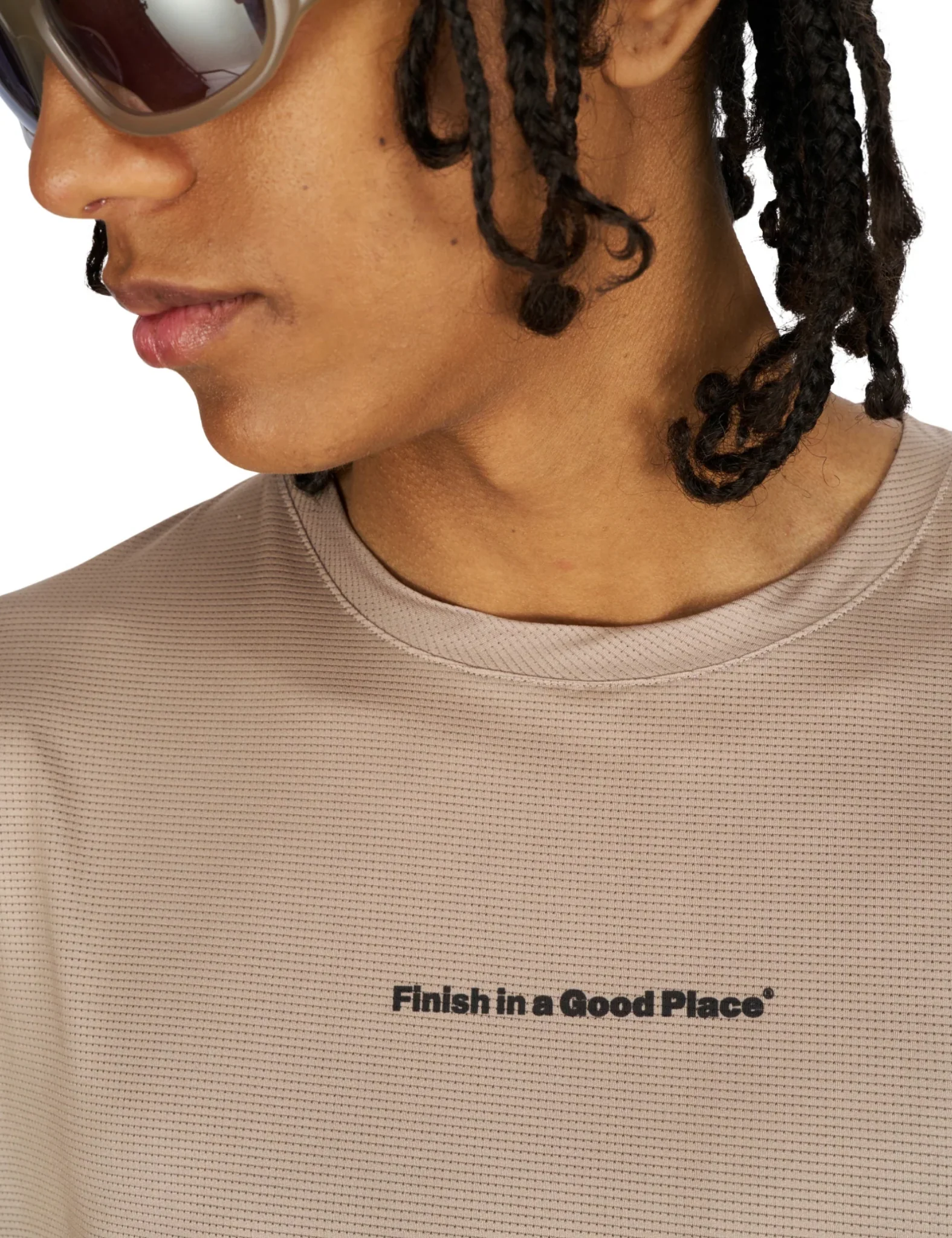 UNNA Wavy T-Shirt - Warm Sand - Image 2